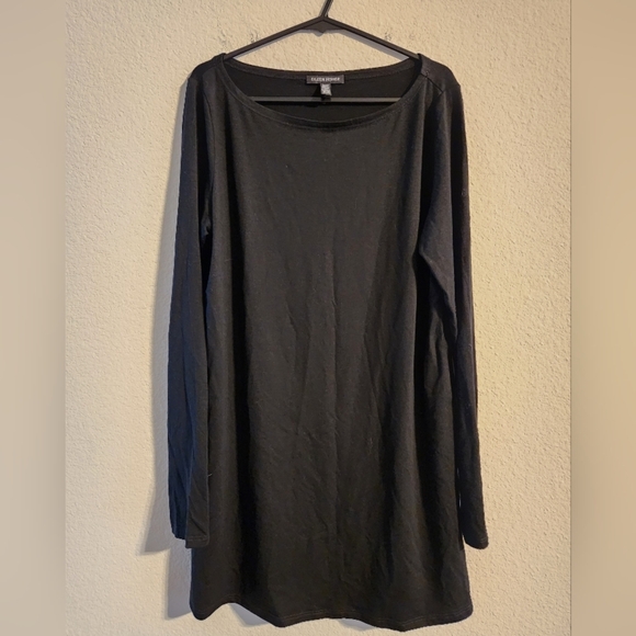 Eileen Fisher Tops - Eileen Fisher Women’s long sleeve black long shirt size XS